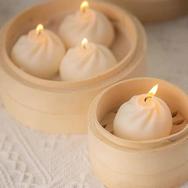 Bao Bun Candle Decoration