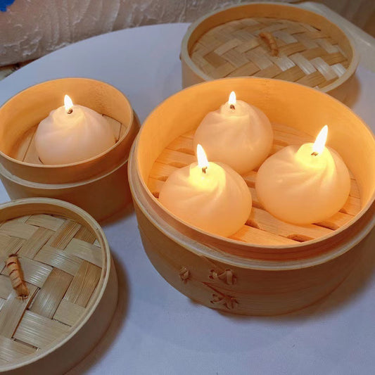 Bao Bun Candle Decoration