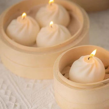 Bao Bun Candle Decoration