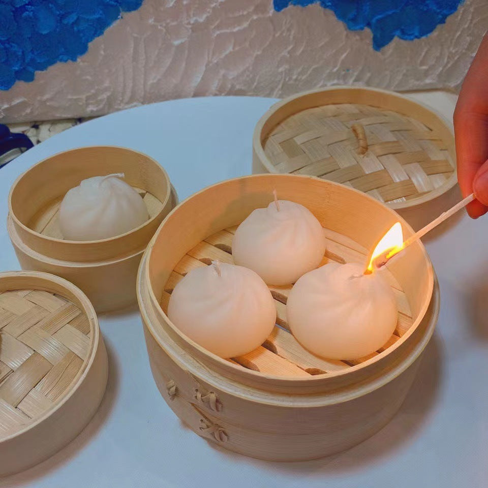 Bao Bun Candle Decoration